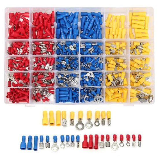 POWERMASTER PM-25982 MUHTELİF ÖLÇÜLERDE KABLO PABUÇ (480 PARÇA) resmi