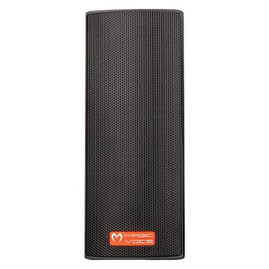 MAGICVOICE MV-26 2*7.5 CM 50 WATT 2Lİ TAKIM SİYAH TRAFOLU SÜTUN HOPARLÖR resmi
