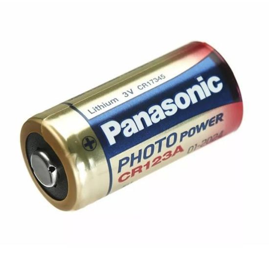 PANASONİC CR123AL/1B 3 VOLT LİTYUM CR123 TEKLİ FOTOĞRAF MAKİNESİ PİLİ resmi