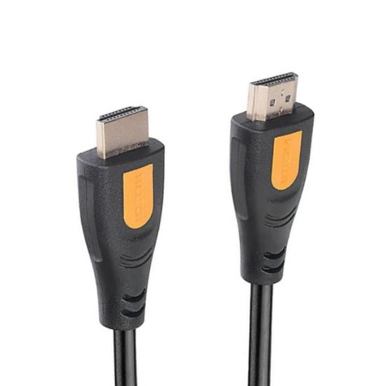 HYTECH HY-HDM10 HDMI TO HDMI 10M ALTIN UÇLU 24K 1.4 VER. 3D KABLOSU resmi