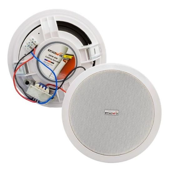 OSAWA OSW-618 16 CM 15 WATT TRAFOLU BEYAZ ALÇIPAN HOPARLÖR resmi