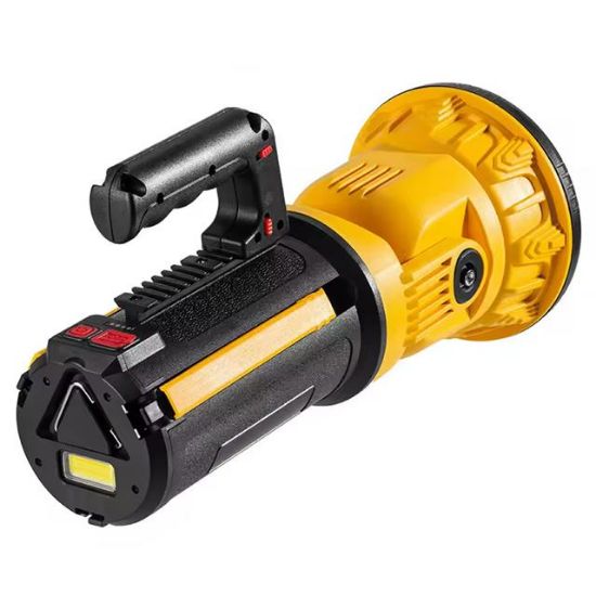 PowerMaster MX-W5164-3 Kırmızı Mavi Çakarlı COB Ledli Şarjlı Kamp El Feneri Işıldak resmi