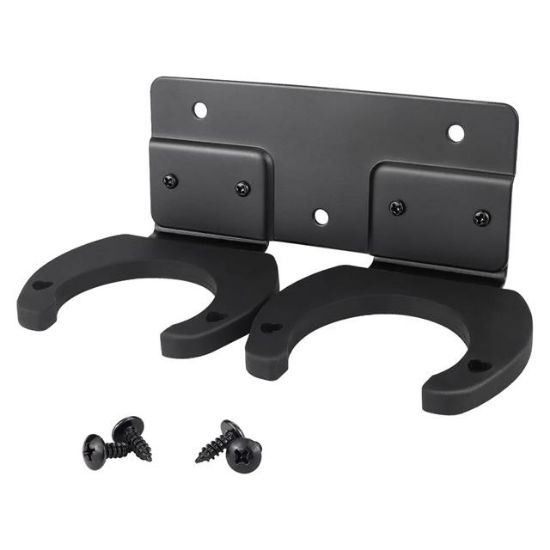 PowerMaster PM-26938 Duvara Monte Çift Mikrofon Tutucu Askı Metal Gövde resmi