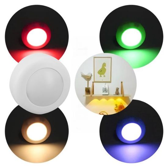 PowerMaster PM-26973 RGB Gün Işığı Led Raf Duvar Aydınlatma 3XAAA Pil İle Çalışır (Tekli) resmi