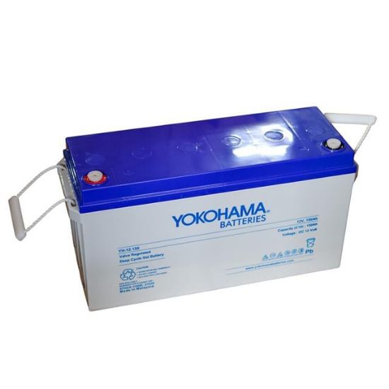 Yokohama YH-27018 12V 150Ah Tam Bakımsız Deep Cycle Jel Akü (481x170x241mm) resmi