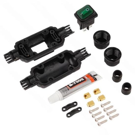 PowerMaster PM-26936 Su Geçirmez Beyaz Kablo Switch 4 Pin resmi