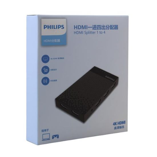 PHILIPS SWV9023B/93 HDMI 1-IN-4-OUT SPLITTER resmi