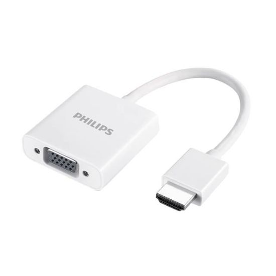 PHILIPS SWR1620A/93 HDMI TO VGA LAPTOP - PC MONİTÖR GÖRÜNTÜ CONVERTER ÇEVİRİCİ (PROJEKSİYON UYUMLU) resmi