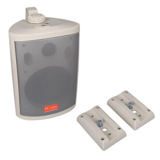 MagicVoice MV-25 16 CM 80 Watt Komütatörlü Hat Trafolu Beyaz Sütun Hoparlör (2'li Takım) resmi