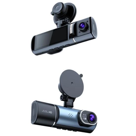 Powermaster PM-27086 3.16" Tft Ekran Çift Kameralı Gps Modüllü Hd Araç Kamerası Dvr (128gb Destekli) resmi