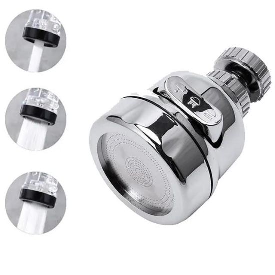 Sunup SN-27115 3 Kademeli Tasarruflu Musluk Başlığı 360 Derece resmi