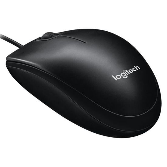 Logitech M100 1000DPI USB Kablolu Mouse Siyah 910-006652 resmi