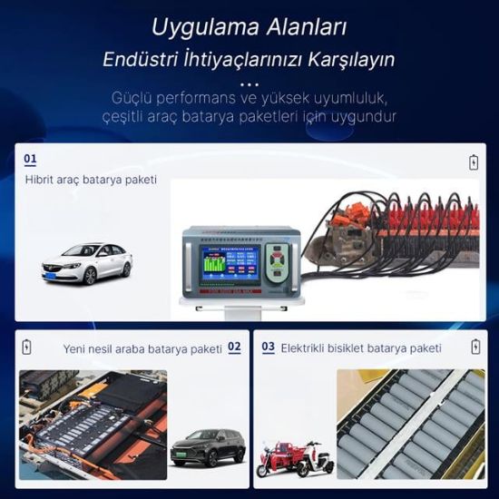 Sunkko D2532 Elektrikli Araç Lityum Batarya Akü Modülü Dengeleyici - Test Cihazı Analizörü resmi