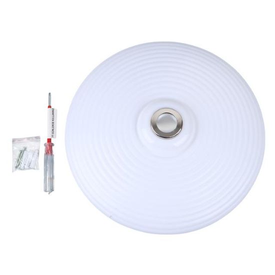 POWERMASTER PM-27330 BEYAZ 35*10.5CM 24 WATT BLUETOOTH HOPARLÖRLÜ TAVAN AYDINLATMA resmi