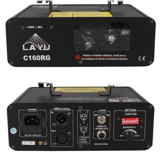 Layu C160RG Kırmızı-Yeşil Çift Renk Beam Efekt Lazeri resmi