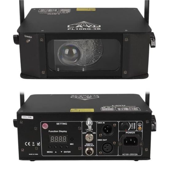 Layu PL-10RG-3B RG Lazer Lumia Efekti ve Mavi LED Wash Işık Sistemi resmi