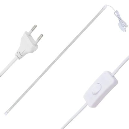 SLDTY 90cm Anahtarlı Seyyar Çubuk LED Lamba AC220V 14W - 72 LED SLWW2835BFS72 resmi