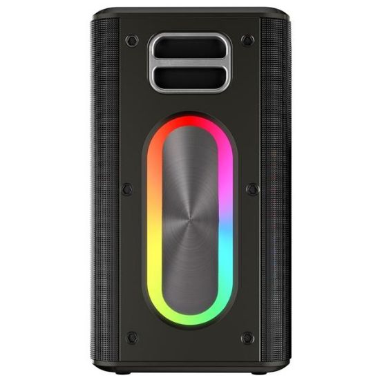 Microlab M60 Vega 100W RGB 2 Adet Kablosuz Mikrofonlu Bluetooth Karaoke Hoparlör (15.000mAh Batarya) resmi