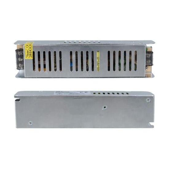 Ledx ALN-M1210S 12 Volt 10 Amper 120 Watt Slim Metal Kasa Adaptör 190x48x38mm resmi