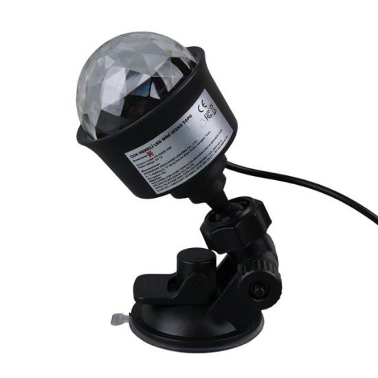 LEDX AL-KX-6889 PROJEKSİYON ATMOSFERLİ USBLİ 4W ŞARJLI SİHİRLİ RGB LED DİSKO TOPU resmi
