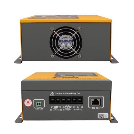 Sunsolar MPK40 MPPT Solar Şarj Kontrol Cihazı 40A (12V/24V/36V/48V Otomatik) 250V Maksimum PV LCD Ekranlı RS485 Portlu resmi