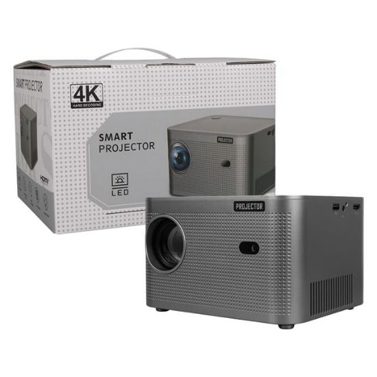 Hello HY350 Sesli Komutlu Android 11 Akıllı LED Projeksiyon FHD Kablosuz Görüntü Aktarım Destekli Ev Sinema Sistemi resmi