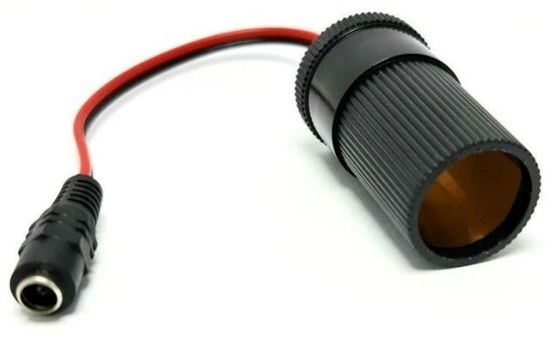 PowerMaster PM-28526 DC 5.5x2.5mm Dişi - Oto Çakmak Soketi Çevirici Adaptör Kablosu resmi