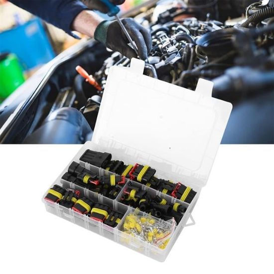PowerMaster PM-28532 HID JST Konnektör Seti Oto Elektrik Kablo Soketleri Su Geçirmez 352 Parça resmi