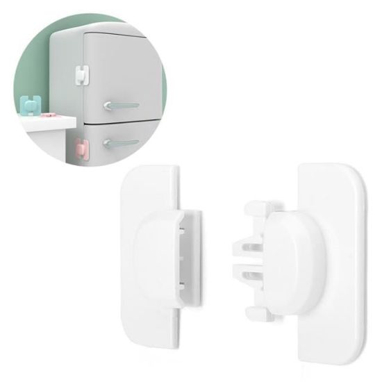 Sunup SN-28750 Geçmeli Tip Buzdolabı ve Dolap İçin Çocuk Güvenlik Kilidi Yapışkanlı resmi