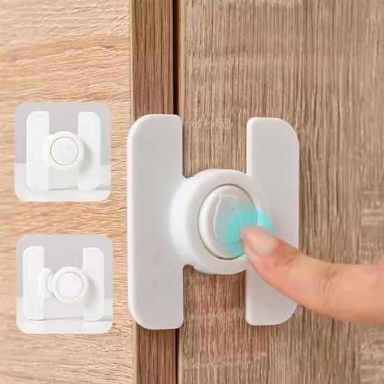 Sunup SN-28751 Düğmeli Tip Dolap ve Çekmece Çocuk Güvenlik Kilidi resmi