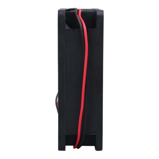 Class CF-241 DC12V 80x80x25mm Aksiyel Fan - 20cm Siyah-Kırmızı Güç Kablolu resmi