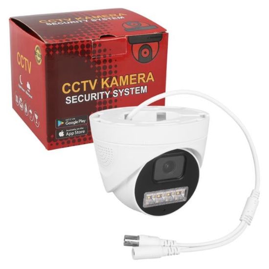 Plato PL-29099 5MP 2.8MM 4 Warmled Fullcolor Plastik Kasa AHD Analog Dome Güvenlik Kamerası resmi