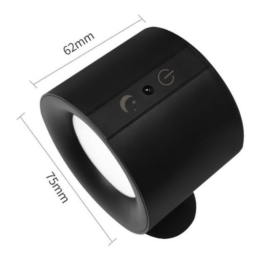 Ledx AL-SK-BD80A Çift Yönlü Kumandalı Duvar Aplik Çalışma Lambası 3000K-4000K-6500K resmi