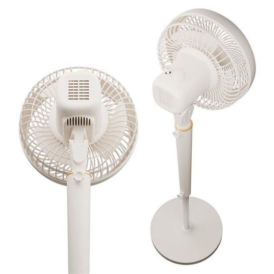 Everest Fan12 Dynabreeze 9'' 70 Watt 3 Hız Kademeli 2000RPM Çift Motorlu Vantilatör Krem Gold resmi