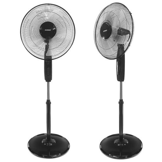 Everest FAN11 Cool Air 16'' 45 Watt 5 Pervaneli 3 Kademe 1200RPM Zaman Ayarlı Vantilatör Siyah resmi
