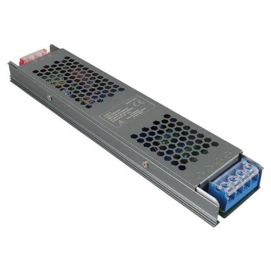 Ledx ALN-M1233 12 Volt 33 Amper 240x24x12mm Ultra Slim Metal Kasa Adaptör resmi