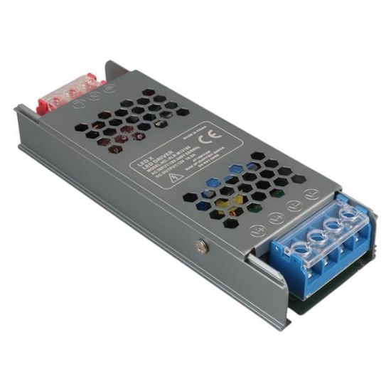 Ledx ALN-M12165 12 Volt 16.5 Amper 72X24X12Mmultra Slim Metal Kasa Adaptör resmi