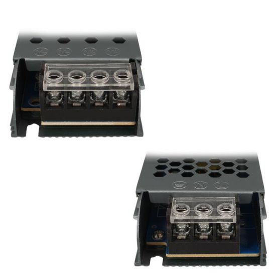 Ledx ALN-M12125 12 Volt 12.5 Amper 57x24x12mm Ultra Slim Metal Kasa Adaptör resmi