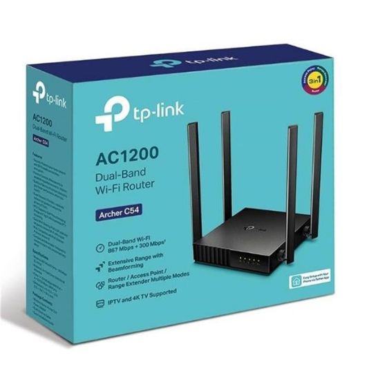Tp-Link Archer C54 AC1200 Kablosuz Wifi 5 Dual Band Router resmi