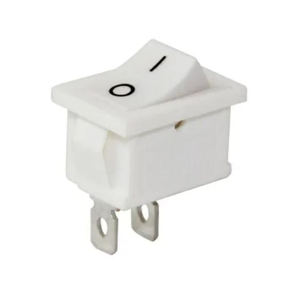 Powermaster IC-125B-1 Mini Beyaz Işıksız ON-OFF Anahtar resmi