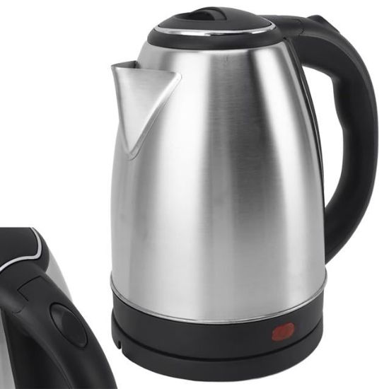 Crown CRW-7102 1500W 1.8 Litre Lüks Çelik Su Isıtıcı Kettle İnox resmi
