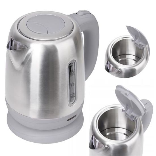 Crown CRW-7211 1800W 1.8 Litre Lüks Çelik Su Isıtıcı Kettle İnox resmi