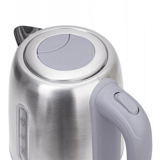 Crown CRW-7211 1800W 1.8 Litre Lüks Çelik Su Isıtıcı Kettle İnox resmi