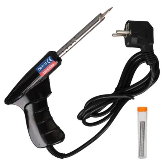 Technomax TM-9113 40 Watt Tabanca Havya Lehim Telli Lehim Makinesi AC220V 120cm Kablolu resmi