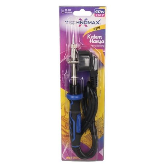 Technomax ZD-721C 40 Watt Kalem Havya Lehim Makinesi AC220V 120cm Kablolu resmi