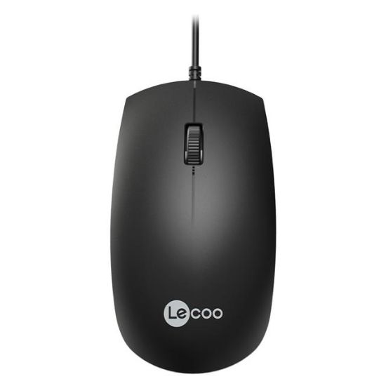 Lenovo Lecoo MS100 USB Kablolu 1000DPI Siyah Optik Mouse resmi