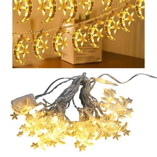 Winnboss WN-1181 5 Metre 20 Ledli Ay Yıldızlı Günışığı Sabit Led Dekoratif Aydınlatma 5 Watt resmi