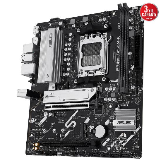 ASUS PRIME B850M-K AM5 DDR5 8400MHZ(OC) HDMI mATX ANAKART resmi