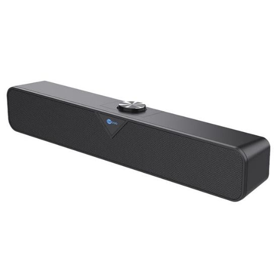 Lenovo Lecoo DS102 Siyah Usb-Aux Kablolu 6 Watt Bluetooth Stereo Soundbar Speaker - Hoparlör         resmi