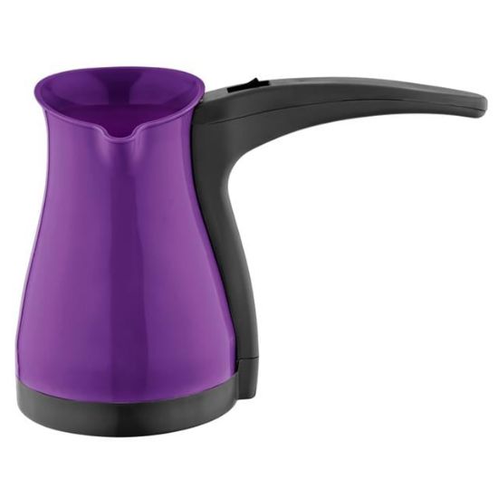 Crown CRW-7124 1000W 400ML Elektrikli Türk Kahve Makinesi Plastik Cezve AC220V resmi